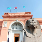“Entrance to the Egyptian Museum, Cairo, Egypt.”